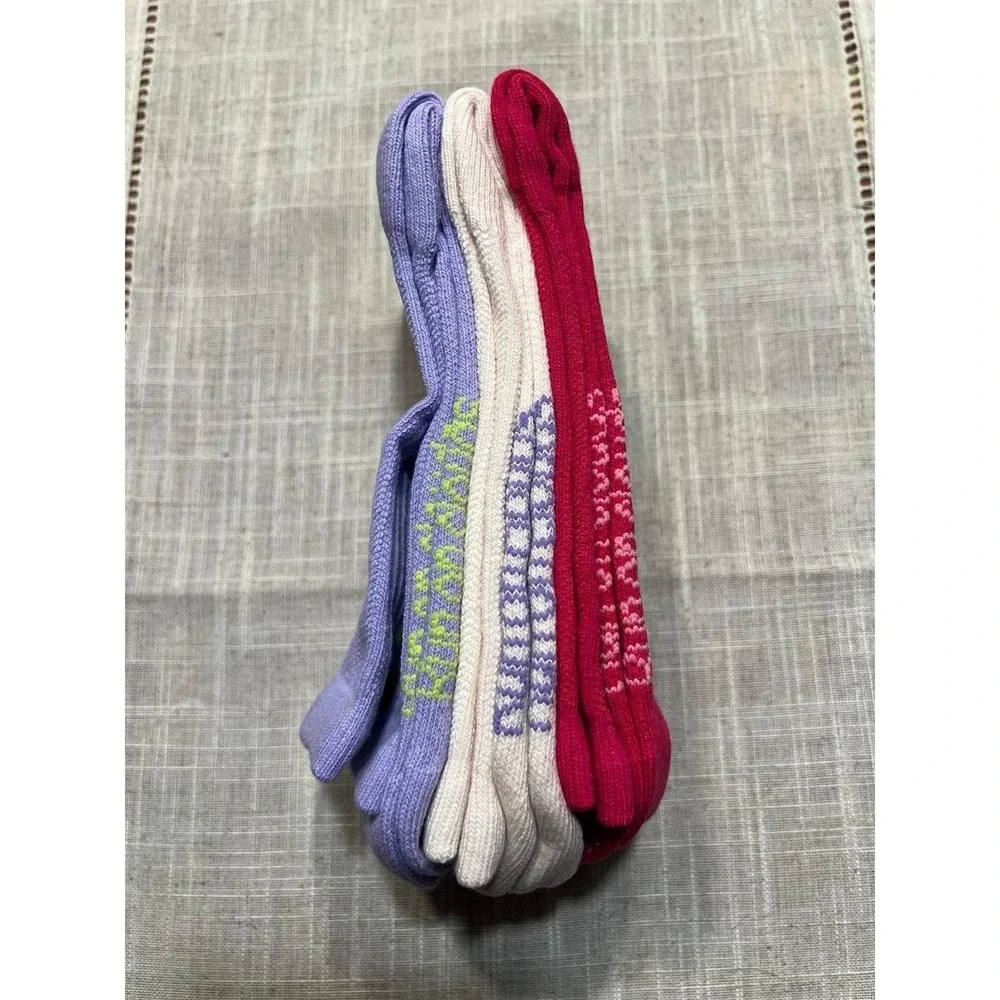On Cloud OC Logo Sock 3 Pairs Size Medium Orchid Comet NWT